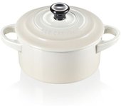 Le Creuset Mini cocotte de gres merengue D10