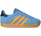 Adidas - Zapatilla Gazelle Niño, Unisex, Focus Blue-Solar-Orange Core Black, 33