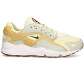 Nike - Zapatilla Air Huarache Runner, Hombre, Coconut Milk-Black-Sesame-Lt Silver-Gum Lt Br, 7 USA