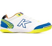 Kelme - Zapatilla de fútbol sala Precision, Unisex, Blanco-Lima, 41