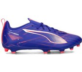 Puma - Bota de fútbol Ultra 5 Play FG/AG Niño, Unisex, Lapis Lazuli-White-Sunset Glow, 5 UK
