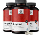 HealthyWorld® 3x L-lisina 1000 mg, en total 1200 cápsulas