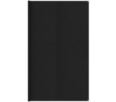 vidaXL Alfombra Para Tienda De Campaña Hdpe Negro 400x400 Cm