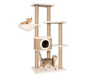 vidaXL Árbol Para Gatos Con Poste Rascador 126 Cm Hierba Marina
