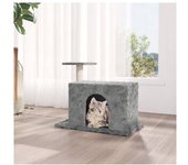 vidaXL Rascador Para Gatos Con Postes De Sisal Gris Claro 51 Cm