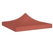 vidaXL Techo De Carpa Para Celebraciones Terracota 3x3 M 270 G/m²