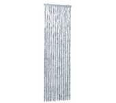 vidaXL Cortina Mosquitera De Chenilla Blanca Y Gris 56x185 Cm