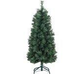 Homcom Árbol de Navidad 150 cm Árbol de Navidad Artificial con 354 Ramas y Soporte de Metal para Interior Verde