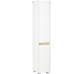 kleankin Columna de Baño con Estantes Ajustables Armario Alto Auxiliar para Ducha Aseo Dormitorio 30x33x165 cm Blanco   Aosom España