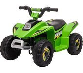 Homcom Quad Eléctrico para Niños de +3 Años Cuatrimoto a Batería 6V con Avance y Retroceso Carga Máx. 20 kg 72x40x45,5 cm Verde   Aosom España