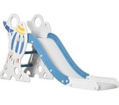 AIYAPLAY Tobogán Infantil Antideslizante para Niños 18-36 Meses, Seguro para Interior y Exterior, Gris 157x46,5x80 cm   Aosom España