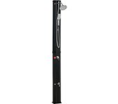 Outsunny Ducha Solar de Exterior de 35L con 2 Cabezales de Ducha Grifo y Agua Caliente 0-55℃ para Jardín 17,5x14,5x216 cm Negro   Aosom España