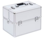 Homcom Maletín Maquillaje 36,5x24x29cm 3 Niveles Maleta Neceser Cosmetica Profesional   Aosom España