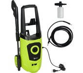 DURHAND Hidrolimpiadora de Alta Presión 1800W con Accesorios Ángulo Ajustable y Parada Automática 33x31,5x80,5 cm Verde y Negro