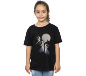 Absolute Cult Star Wars chicas el último Jedi Porgs puesta del sol t-shirt Negro 12-13 years
