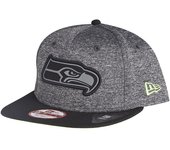 New Era Nueva era 9Fifty Snapback gorra - GRIS Seattle Seahawks Carbón de leña S/M