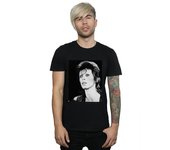 Absolute Cult Ziggy mirando camiseta de los hombres de David Bowie Blanco Small