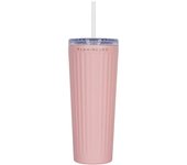 Flamingueo Vaso Térmico Rosa Acero Inoxidable Bebidas Frías 24h Y Calientes 10h Capacidad 0.8l