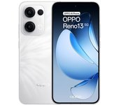 OPPO Reno13 5G Smartphone con IA 12GB/256GB 6.6" 120Hz AMOLED 1.5K 50MP IP69 5.600mAh 80W Blanco