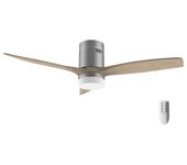 Cecotec Energysilence Aero 5600 Classic Steel Ventilador De Techo Con Luz Y Mando 40w Madera