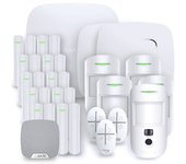 Central de Alarma Ajax Hub 2 Ajax Ethernet/SIM 2000m 10 Detectores 4 MotionCam 2 FireProtect