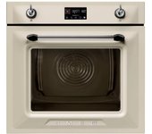Horno eléctrico Smeg Victoria SOP6902S2PP 68L Crema con vapor pirolítico y display EvoScreen