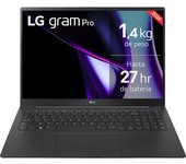Portátil LG 17Z90T-G.AD8BB 17" Intel Core Ultra 7 255H 32GB 2TB SSD Intel ARC Windows 11 Negro