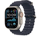 Apple Watch Ultra 2 GPS + Cellular 49mm Caja Natural Titanio con Correa Ocean Band Azul Marino
