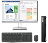 Lenovo Tiny M75q AMD Ryzen 5 5650GE PRO/8GB/512GB SSD + Lenovo L25e-40 24.5"+ Logitech MK235