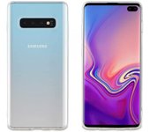 Muvit Pack Funda Cristal Soft Transparente + Cristal Templado para Samsung Galaxy S10 Plus