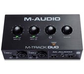 M-Audio M-Track Duo Interfaz de Audio USB de 2 Canales para Grabación, Transmisión, Podcasting