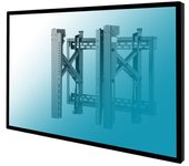 Kimex Soporte de Pared para TV Videowall Extraíble 45"-75" VESA 600x400 Máx. 70Kg
