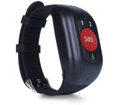 Leotec Senior Smart Band 4G Pulsera Inteligente con GPS y Botón SOS Negra/Roja