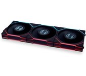 Lian-Li Triple Pack UNI FAN TL LCD Ventilador Suplementario 120mm Negro