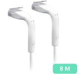 Cable de red Ubiquiti UniFi Cat.6 U/UTP 8m Blanco alto rendimiento