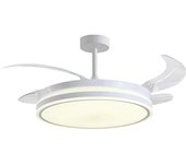 Ventilador techo Bel Air Troya LED 72W 4 aspas retráctiles mando 6 velocidades