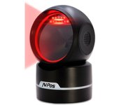 Escáner de códigos de barras AVPos 680 sobremesa, 2D, CMOS, USB/RS-232, IP50, Negro
