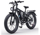 Ridstar E26 Pro Bicicleta Eléctrica Doble Motor 500w*2 Batería 48v23ah 26" Negra