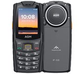 Móvil AGM M6 SE Dual SIM Negro/Naranja 128MB 48MB RAM IP68 Altavoz 109dB USB-C