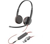 Auriculares Poly con cable USB Tipo C y 3,5mm Micrófono Boom SoundGuard DIGITAL