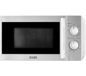 Microondas Svan SMW2700GX 20L 700W Grill Inoxidable 9 niveles temporizador LED