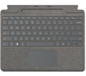 Microsoft Surface Pro Signature Type Cover Funda con Teclado Platino Alcántara para Surface Pro 8/Pro X