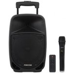 Altavoces Fonestar Portátiles Bluetooth 100W Batería Trolley Karaoke Micrófono