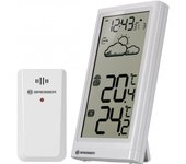 Bresser Meteo Temp Estación Meteorológica + Sensor Exterior Blanco
