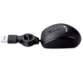 Genius Micro Traveler V2 Ratón Óptico USB 1000DPI Negro