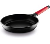 Castey Induction Sartén con Mango Desmontable 28cm Roja