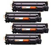 Pccom Essential HP CF279a Tóner Compatible Negro Pack 4