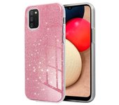 Cool Funda Glitter Rosa para para Samsung A025F Galaxy A02s