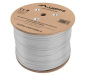 Lanberg Bobina de Cable LAN FTP CAT.6A Fluke Passed 305m Gris