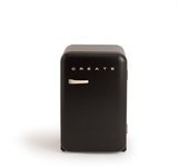 Frigorífico Retro Compacto 107L R600a Negro F